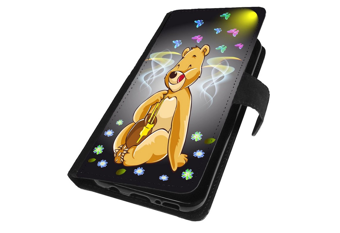 Traumhuelle Handyhülle Hülle für Samsung Galaxy S24 5G Handytasche Wallet Case Cover Etui, Klapphülle Silikon Schutzhülle mit Magnet Motiv Design Bild von Traumhuelle
