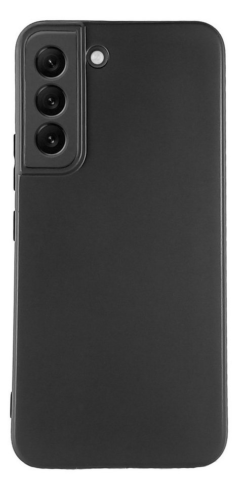 Traumhuelle Handyhülle SCHWARZ TPU Silikon Hülle Matt für Samsung Galaxy S22 Plus Ultra 5G, Cover Bumper Case Etui Schutzhülle Smart Rückschale Backcover Matt von Traumhuelle