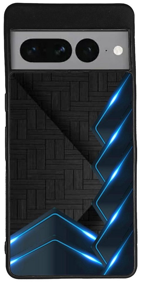 Traumhuelle Handyhülle TPU HÜLLE Silikon MOTIV 401 Case Cover Schutzhülle Backcover Etui, Handy Bumper Smartphone Rückschale Schwarz Blau Bild Design von Traumhuelle