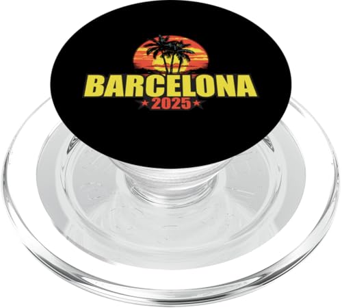 Barcelona 2025 Urlaubszitat PopSockets PopGrip für MagSafe von Travel With Fun Inc