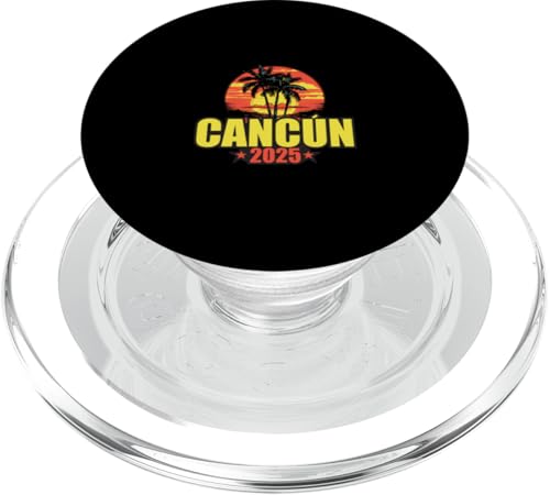 Cancun 2025 Mexiko Urlaubszitat PopSockets PopGrip für MagSafe von Travel With Fun Inc