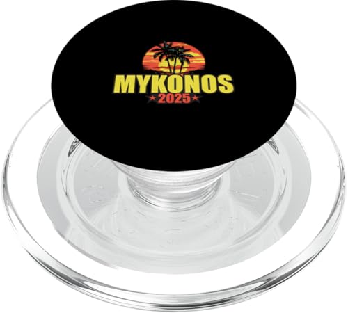 Mykonos 2025 Griechenland Urlaubszitat PopSockets PopGrip für MagSafe von Travel With Fun Inc