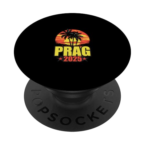 Prag 2025 Urlaubszitat PopSockets Klebender PopGrip Prag 2025 Urlaubszitat PopSockets Klebender PopGrip von Travel With Fun Inc