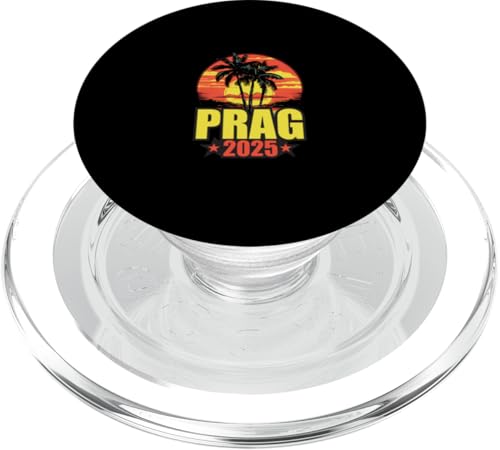 Prag 2025 Urlaubszitat PopSockets PopGrip für MagSafe von Travel With Fun Inc