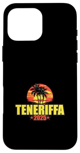 Teneriffa 2025 Urlaubszitat Hülle für iPhone 16 Pro Max von Travel With Fun Inc