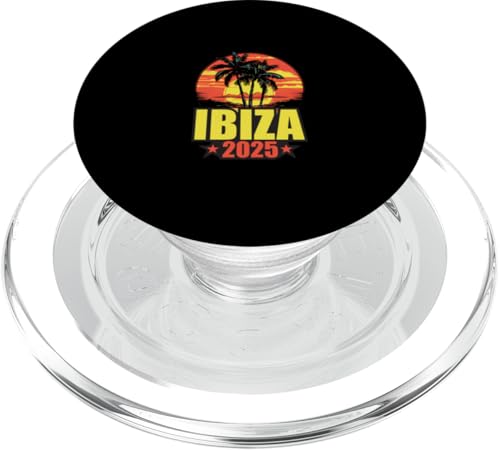 Urlaubszitat Ibiza 2025 PopSockets PopGrip für MagSafe von Travel With Fun Inc