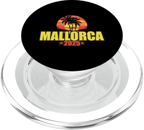 Urlaubszitat Mallorca 2025 PopSockets PopGrip für MagSafe von Travel With Fun Inc