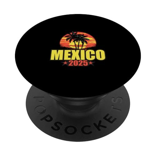 Urlaubszitat Mexiko 2025 PopSockets Klebender PopGrip von Travel With Fun Inc