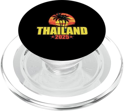 Urlaubszitat Thailand 2025 PopSockets PopGrip für MagSafe von Travel With Fun Inc
