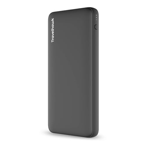 TravelHawk Power Bank 10000mAh Powerbank - 22.5W Schnellladegerät - Tragbares Ladegerät USB, 2X USB-C Akkupack Externer Akku Kompatibel mit iPhone, Samsung, Smartphone, Tablet und mehr TravelHawk Power Bank 10000mAh Powerbank - 22.5W Schnellladegerät - Tragbares Ladegerät USB, 2X USB-C Akkupack Externer Akku Kompatibel mit iPhone, Samsung, Smartphone, Tablet und mehr von TravelHawk