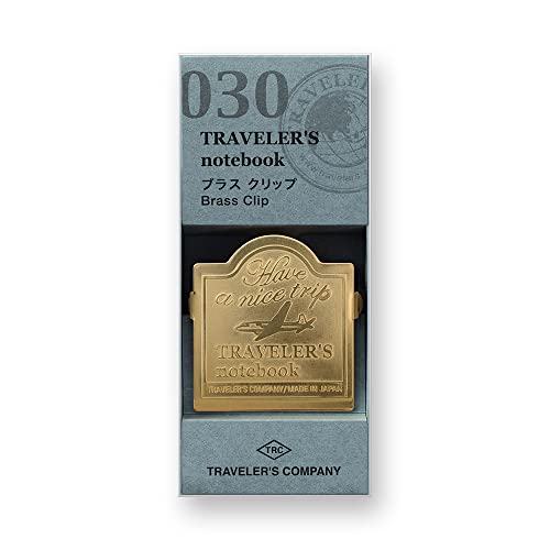Brass Clip Airplane Refill 030 für Traveler's Notebook Regular und Passport Size von Traveler's Company