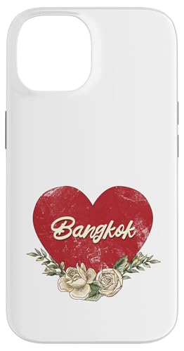 Bangkok Thailand City Vintage Reise Urlaub Herz Rosen Hülle für iPhone 14 Bangkok Thailand City Vintage Reise Urlaub Herz Rosen Hülle für iPhone 14 von Traveling World Cities Retro Lover Valentine Gifts