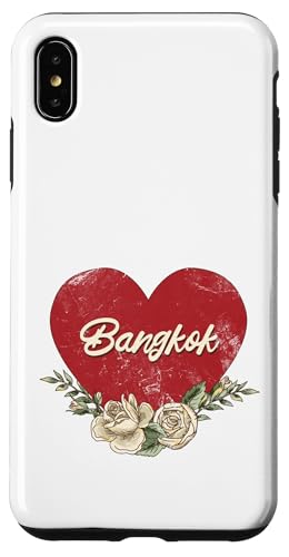 Bangkok Thailand City Vintage Reise Urlaub Herz Rosen Hülle für iPhone XS Max Bangkok Thailand City Vintage Reise Urlaub Herz Rosen Hülle für iPhone XS Max von Traveling World Cities Retro Lover Valentine Gifts