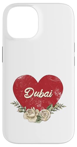 Dubai VAE City Vintage Reise Urlaub Herz Rosen Hülle für iPhone 14 Dubai VAE City Vintage Reise Urlaub Herz Rosen Hülle für iPhone 14 von Traveling World Cities Retro Lover Valentine Gifts