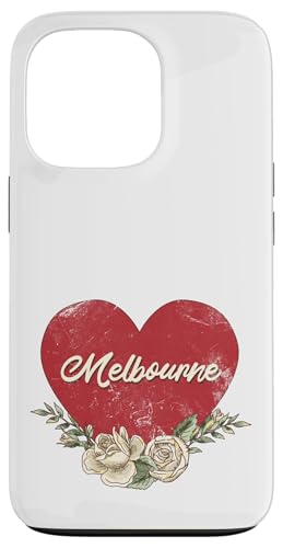 Melbourne Australia City Vintage Reise Urlaub Herz Rosen Hülle für iPhone 13 Pro Melbourne Australia City Vintage Reise Urlaub Herz Rosen Hülle für iPhone 13 Pro von Traveling World Cities Retro Lover Valentine Gifts