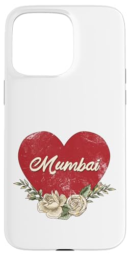 Mumbai India City Vintage Reise Urlaub Herz Rosen Hülle für iPhone 15 Pro Max Mumbai India City Vintage Reise Urlaub Herz Rosen Hülle für iPhone 15 Pro Max von Traveling World Cities Retro Lover Valentine Gifts