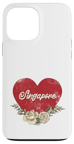 Singapur City Vintage Reise Urlaub Herz Rosen Hülle für iPhone 13 Pro Max Singapur City Vintage Reise Urlaub Herz Rosen Hülle für iPhone 13 Pro Max von Traveling World Cities Retro Lover Valentine Gifts