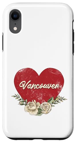 Vancouver Kanada City Vintage Reise Urlaub Herz Rosen Hülle für iPhone XR Vancouver Kanada City Vintage Reise Urlaub Herz Rosen Hülle für iPhone XR von Traveling World Cities Retro Lover Valentine Gifts