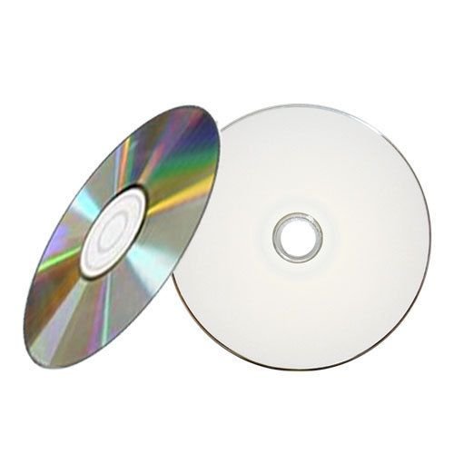 5 x Traxdata Rohlinge CD CD-R 52 x Diamant Silber/Weiß bedruckbar in den Ärmeln von Traxdata