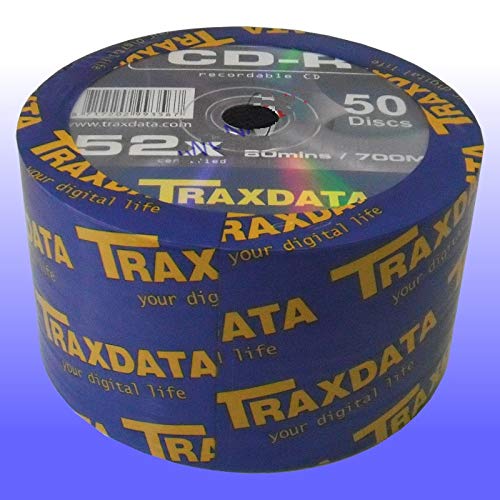 CD-R 80 Min/700 MB TRAXDATA 52x Shrinkpack 50 Stück CD-R 80 Min/700 MB TRAXDATA 52x Shrinkpack 50 Stück von Traxdata