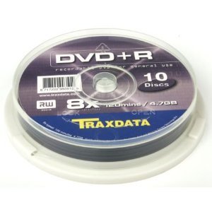 Traxdata 10er Spindel Dual Layer DVD + R Rohlinge von Traxdata
