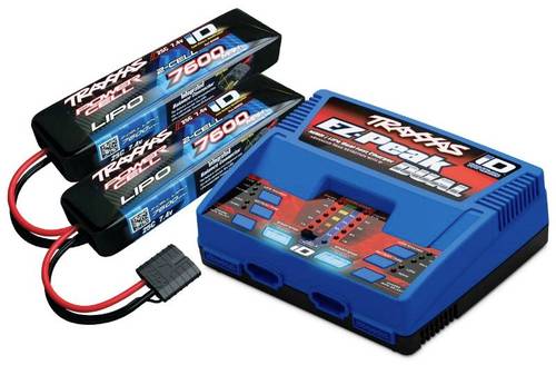 Traxxas EZ-Peak Plus Dual +2x LiPo-Akku Modellbau-Ladegerät 8A LiPo, NiMH Minus-Delta-U Abschaltung von Traxxas