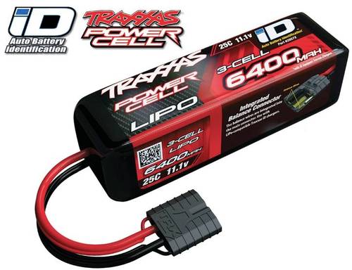 Traxxas Modellbau-Akkupack (LiPo) 11.1V 6400 mAh Zellen-Zahl: 3 25 C Softcase iD von Traxxas