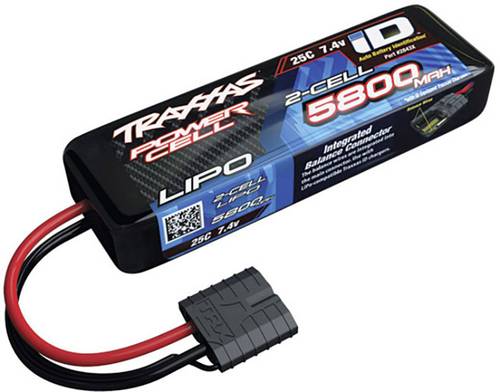 Traxxas Modellbau-Akkupack (LiPo) 7.4V 5800 mAh Zellen-Zahl: 2 25 C Softcase iD von Traxxas