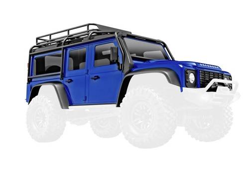 Traxxas TRX-9712-BLUE Crawler-Karosserie TRX-4M Defender, blau von Traxxas