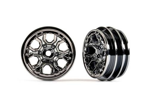 Traxxas TRX-9770-BLKCR Felgen schwarz-chrom 1.0 von Traxxas