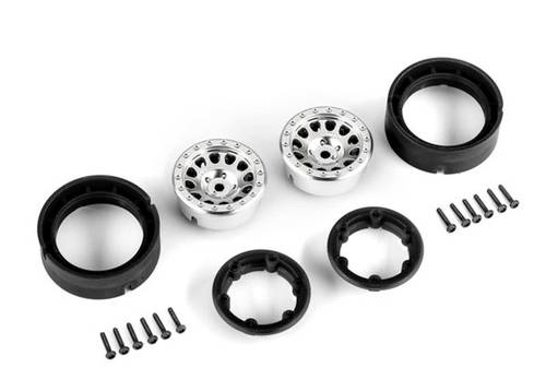 Traxxas TRX-9781-SATIN Felgen satin-chrom 1.0 TRX-4M von Traxxas