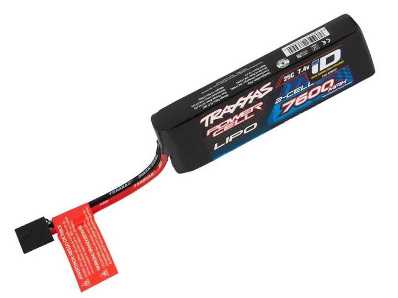 Traxxas Traxxas ID LiPo Akku 7600mAh 7,4V 2-Zellen 25C (Stecker) 2869X Akku von Traxxas