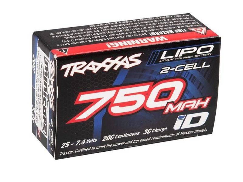 Traxxas Traxxas LiPo TRX-4M Akku 750mAh 7,4V 2-Zellen 20C (MID Stecker)TRX2821 Akku von Traxxas