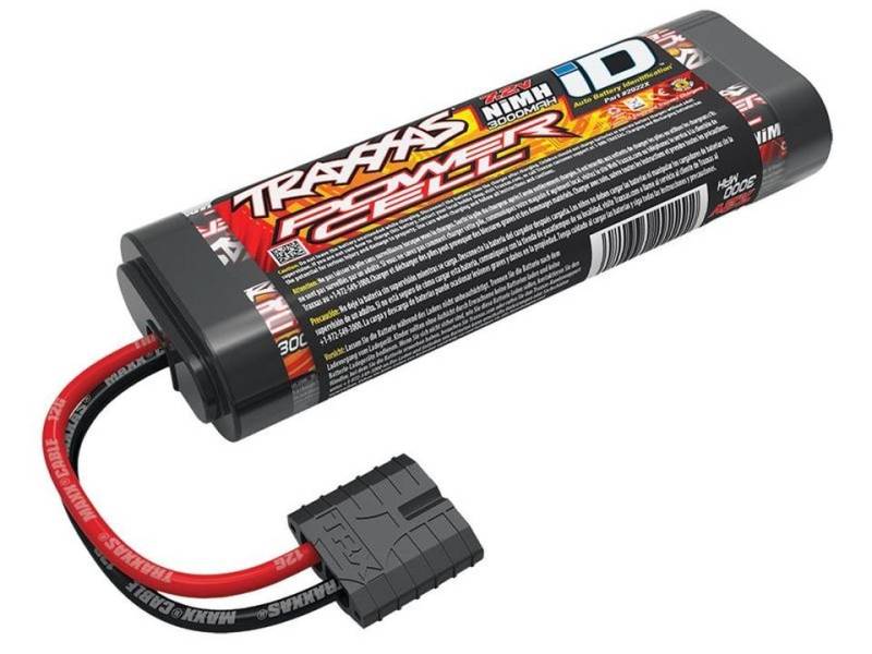 Traxxas Traxxas PowerCell NiMh Akku 3000mAh 6 Zellen flach 7,2V mit ID-Stecker Akku von Traxxas