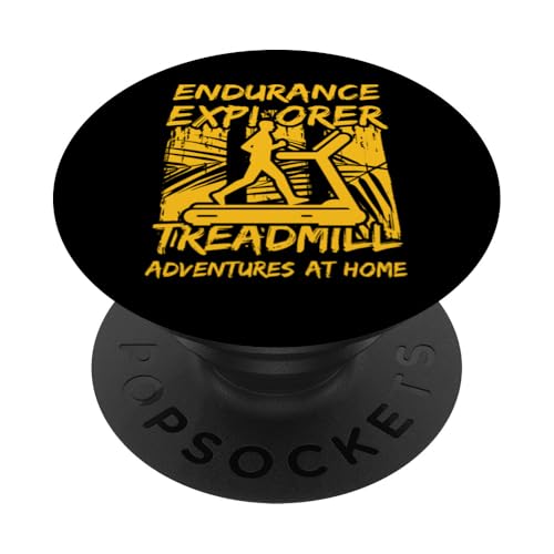 Endurance Explorer Laufband Abenteuer zu Hause PopSockets Klebender PopGrip Endurance Explorer Laufband Abenteuer zu Hause PopSockets Klebender PopGrip von Treadmill Runners Fitness Motivation Present