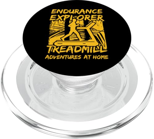 Endurance Explorer Laufband Abenteuer zu Hause PopSockets PopGrip für MagSafe Endurance Explorer Laufband Abenteuer zu Hause PopSockets PopGrip für MagSafe von Treadmill Runners Fitness Motivation Present