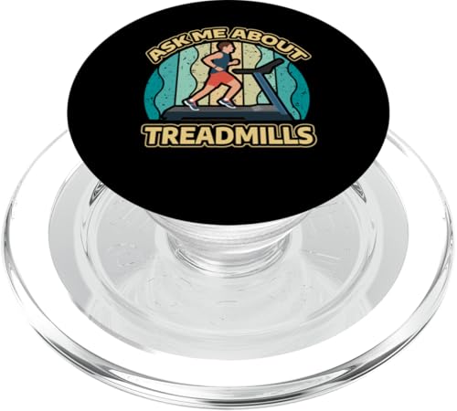 Fragen Sie mich nach Laufbändern PopSockets PopGrip für MagSafe Fragen Sie mich nach Laufbändern PopSockets PopGrip für MagSafe von Treadmill Runners Fitness Motivation Present