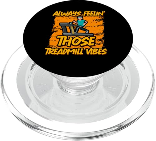 Fühlen Sie immer die Laufband-Vibes PopSockets PopGrip für MagSafe Fühlen Sie immer die Laufband-Vibes PopSockets PopGrip für MagSafe von Treadmill Runners Fitness Motivation Present