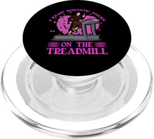 Ich genieße romantische Spaziergänge auf dem Laufband PopSockets PopGrip für MagSafe Ich genieße romantische Spaziergänge auf dem Laufband PopSockets PopGrip für MagSafe von Treadmill Runners Fitness Motivation Present