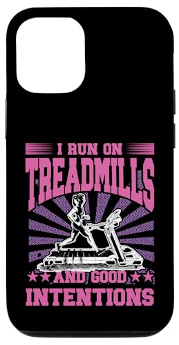 Ich laufe auf Laufbändern und Good Intentions Hülle für iPhone 12/12 Pro Ich laufe auf Laufbändern und Good Intentions Hülle für iPhone 12/12 Pro von Treadmill Runners Fitness Motivation Present
