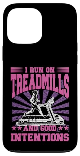 Ich laufe auf Laufbändern und Good Intentions Hülle für iPhone 13 Pro Max Ich laufe auf Laufbändern und Good Intentions Hülle für iPhone 13 Pro Max von Treadmill Runners Fitness Motivation Present