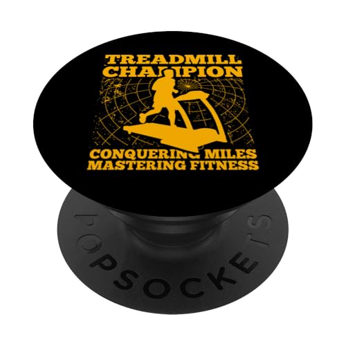 Laufband Champion Eroberung Meilen Mastering Miles PopSockets Klebender PopGrip Laufband Champion Eroberung Meilen Mastering Miles PopSockets Klebender PopGrip von Treadmill Runners Fitness Motivation Present