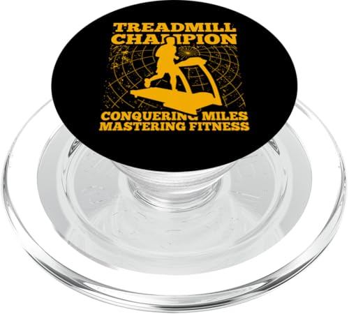 Laufband Champion Eroberung Meilen Mastering Miles PopSockets PopGrip für MagSafe Laufband Champion Eroberung Meilen Mastering Miles PopSockets PopGrip für MagSafe von Treadmill Runners Fitness Motivation Present
