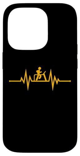 Laufband Herzschlag Hülle für iPhone 14 Pro von Treadmill Runners Fitness Motivation Present