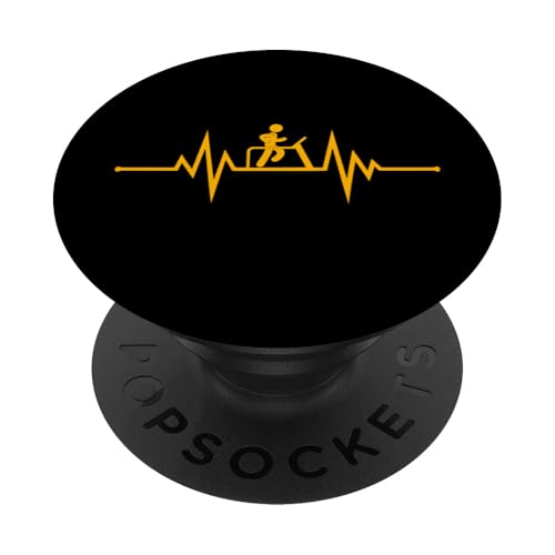 Laufband Herzschlag PopSockets Klebender PopGrip Laufband Herzschlag PopSockets Klebender PopGrip von Treadmill Runners Fitness Motivation Present
