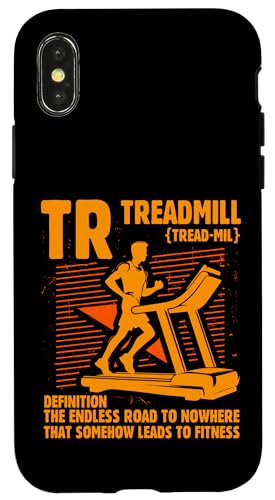 Laufband Hülle für iPhone X/XS Laufband Hülle für iPhone X/XS von Treadmill Runners Fitness Motivation Present