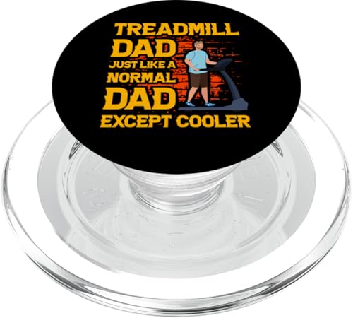 Laufband Papa wie ein normaler Papa außer Cooler PopSockets PopGrip für MagSafe Laufband Papa wie ein normaler Papa außer Cooler PopSockets PopGrip für MagSafe von Treadmill Runners Fitness Motivation Present
