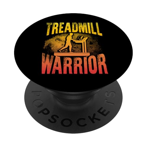 Laufband Warrior PopSockets Klebender PopGrip von Treadmill Runners Fitness Motivation Present