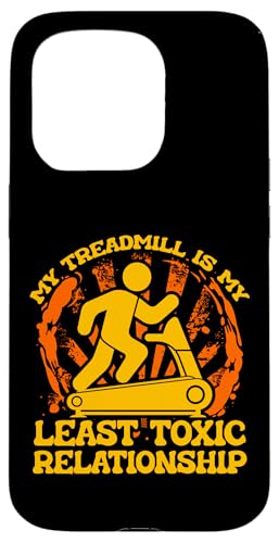 Mein Laufband ist meine am wenigsten giftige Beziehung Hülle für iPhone 15 Pro von Treadmill Runners Fitness Motivation Present