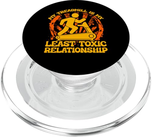 Mein Laufband ist meine am wenigsten giftige Beziehung PopSockets PopGrip für MagSafe Mein Laufband ist meine am wenigsten giftige Beziehung PopSockets PopGrip für MagSafe von Treadmill Runners Fitness Motivation Present